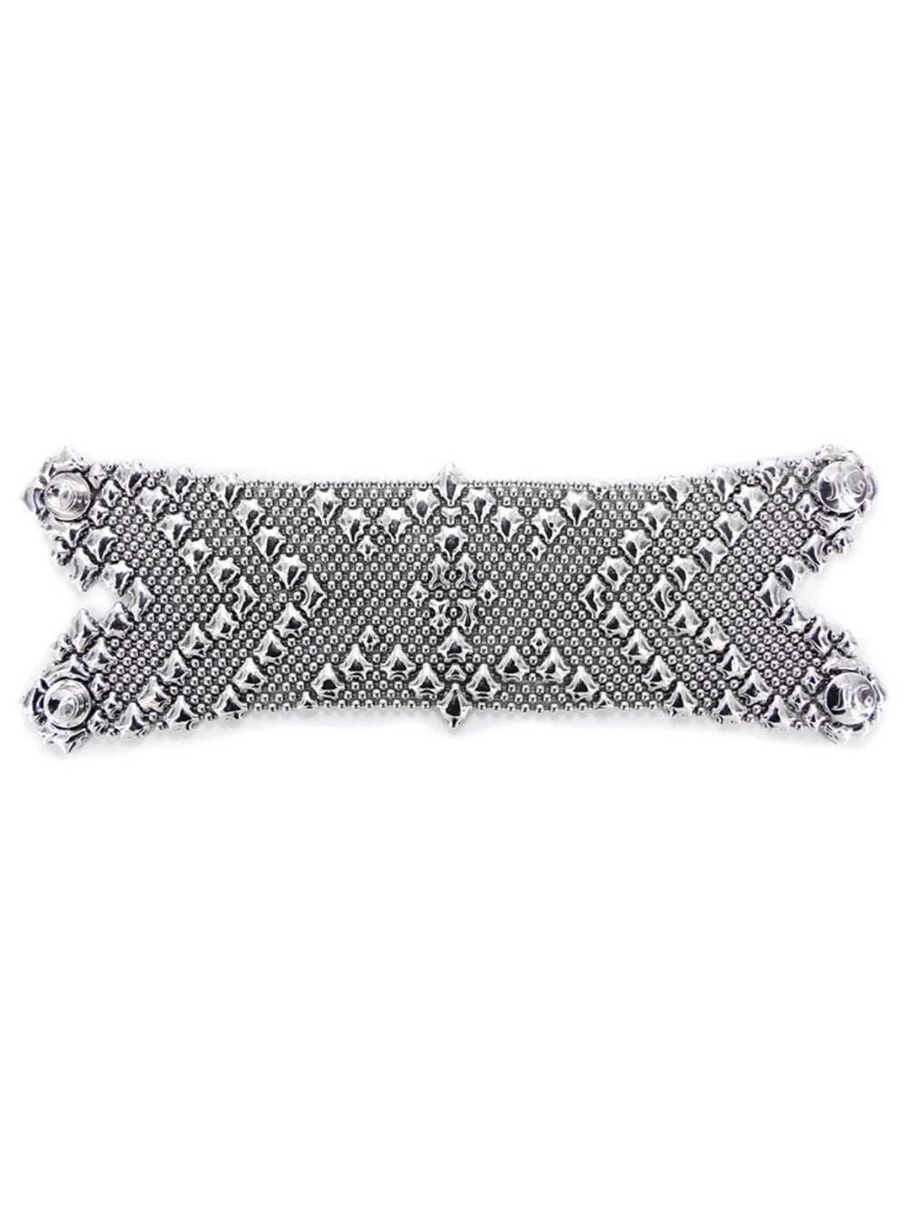 SERGIO GUTIERREZ SG Liquid Metal B106 Antique Silver Bracelet 7.5" NEW